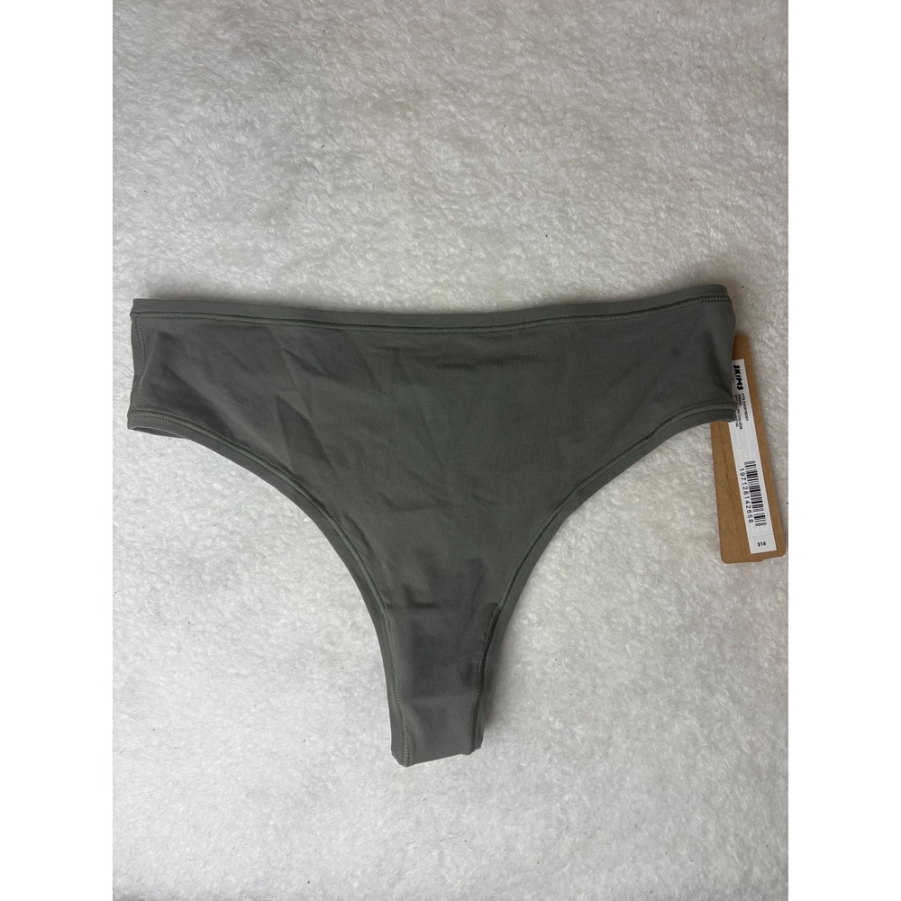 Skims Fits Everybody Thong Gunmetal Grey PN-THG-2028 Womens Size S New